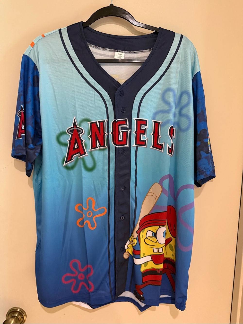 NEW! Los Angeles Angels/SpongeBob Jersey
